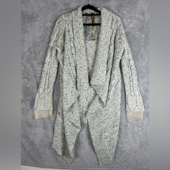 Aratta Silent Journey Open Front Long Sleeve Lace Cardigan Women’s, Size M - Picture 1 of 15